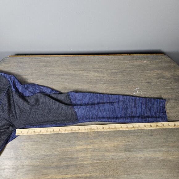 Outdoor Voices TechSweat 7/8 Two-Tone Leggings S Blue/Night High Rise Activewear - Picture 5 of 5